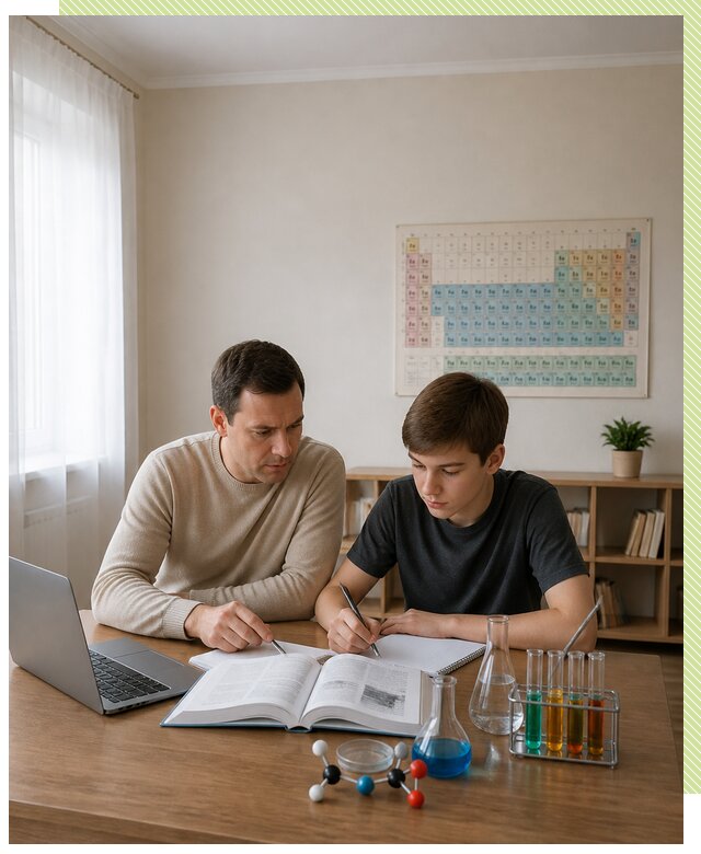 Репетитор по химии 8 класс в Югорске по цене от 1225 р. | РепетиторРоссия